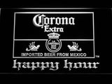 Corona Extra Happy Hour LED Neon Sign USB - White - TheLedHeroes