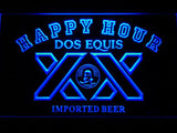 Dos Equis Happy Hour LED Neon Sign Electrical - Blue - TheLedHeroes