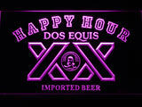 FREE Dos Equis Happy Hour LED Sign - Purple - TheLedHeroes
