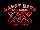 Dos Equis Happy Hour LED Neon Sign Electrical - Red - TheLedHeroes