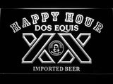 Dos Equis Happy Hour LED Neon Sign Electrical - White - TheLedHeroes