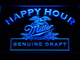 FREE Miller Geniune Draft Happy Hour LED Sign - Blue - TheLedHeroes