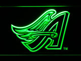 Los Angeles Angels (4) LED Neon Sign USB - Green - TheLedHeroes