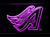 Los Angeles Angels (4) LED Neon Sign USB - Purple - TheLedHeroes