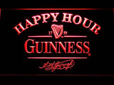 Guinness Happy Hour LED Neon Sign Electrical - Red - TheLedHeroes
