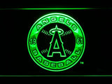 Los Angeles Angels (5) LED Neon Sign USB - Green - TheLedHeroes