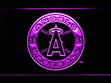 Los Angeles Angels (5) LED Neon Sign Electrical - Purple - TheLedHeroes