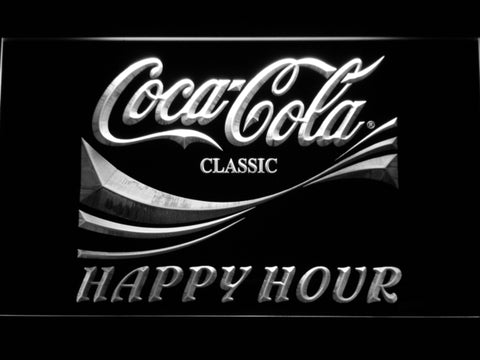 FREE Coca Cola Happy Hour LED Sign - White - TheLedHeroes