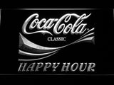 Coca Cola Happy Hour LED Neon Sign Electrical - White - TheLedHeroes