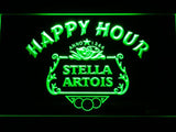 Stella Artois Happy Hour LED Neon Sign Electrical - Green - TheLedHeroes