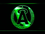 Los Angeles Angels (6) LED Neon Sign USB - Green - TheLedHeroes