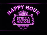 Stella Artois Happy Hour LED Neon Sign Electrical - Purple - TheLedHeroes