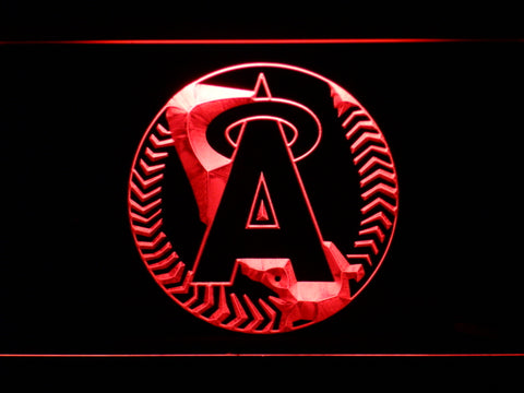 FREE Los Angeles Angels (6) LED Sign - Red - TheLedHeroes