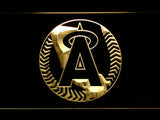 Los Angeles Angels (6) LED Neon Sign USB - Yellow - TheLedHeroes