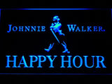 Johnnie Walker Happy Hour LED Neon Sign USB - Blue - TheLedHeroes