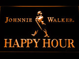 Johnnie Walker Happy Hour LED Neon Sign USB - Orange - TheLedHeroes