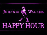 Johnnie Walker Happy Hour LED Neon Sign USB - Purple - TheLedHeroes