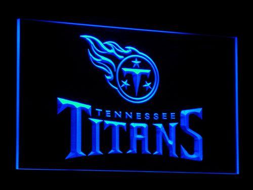 Tennessee Titans LED Neon Sign USB - Blue - TheLedHeroes