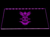 League Of Legends Mid or Feed LED Sign - Purple - TheLedHeroes