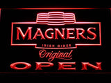 Magners Open LED Neon Sign Electrical - Red - TheLedHeroes