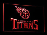 Tennessee Titans LED Neon Sign USB - Red - TheLedHeroes