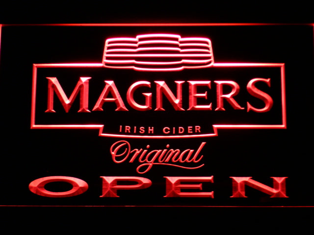 FREE Magners Open LED Sign - Red - TheLedHeroes