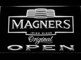 FREE Magners Open LED Sign - White - TheLedHeroes