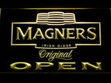 Magners Open LED Neon Sign USB - Yellow - TheLedHeroes
