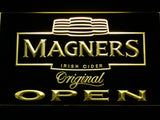 FREE Magners Open LED Sign - Yellow - TheLedHeroes