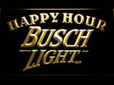 Busch Light Beer Happy Hour Bar LED Sign - Multicolor - TheLedHeroes