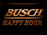 Busch Happy Hour LED Neon Sign Electrical - Orange - TheLedHeroes