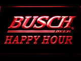 Busch Happy Hour LED Neon Sign Electrical - Red - TheLedHeroes