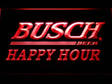 FREE Busch Happy Hour LED Sign - Red - TheLedHeroes