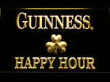 FREE Guinness Shamrock Happy Hour LED Sign - Yellow - TheLedHeroes