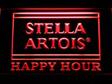 Stella Artois Happy Hour (2) LED Neon Sign Electrical - Red - TheLedHeroes