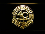 Kansas City Royals 40th Anniversary (2) LED Neon Sign Electrical - Yellow - TheLedHeroes