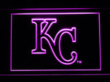 Kansas City Royals (4) LED Neon Sign USB - Purple - TheLedHeroes