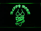 FREE Coors Light Bikini Happy Hour LED Sign - Green - TheLedHeroes