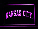 Kansas City Royals (5) LED Neon Sign USB - Purple - TheLedHeroes