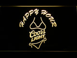FREE Coors Light Bikini Happy Hour LED Sign - Yellow - TheLedHeroes