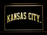 Kansas City Royals (5) LED Neon Sign USB - Yellow - TheLedHeroes