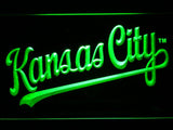 Kansas City Royals (7) LED Neon Sign USB - Green - TheLedHeroes