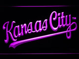 Kansas City Royals (7) LED Neon Sign USB - Purple - TheLedHeroes
