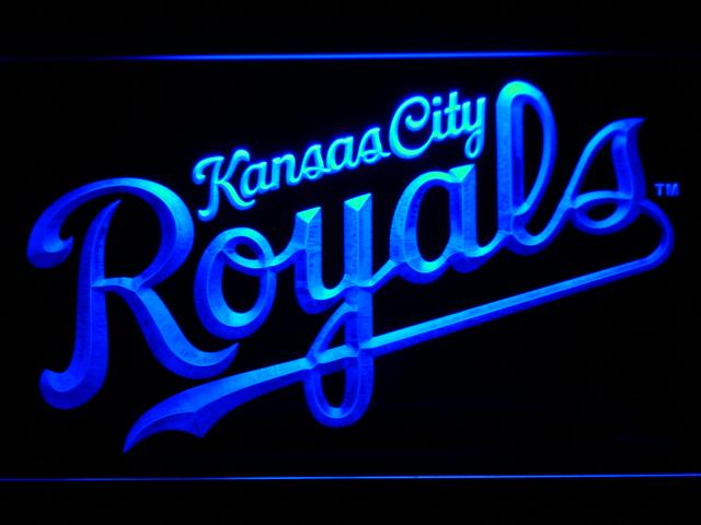 Kansas City Royals (8) LED Neon Sign Electrical - Blue - TheLedHeroes