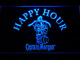 Captain Morgan Happy Hour LED Neon Sign USB - Blue - TheLedHeroes