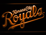 Kansas City Royals (8) LED Neon Sign USB - Orange - TheLedHeroes