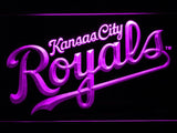 Kansas City Royals (8) LED Neon Sign Electrical - Purple - TheLedHeroes