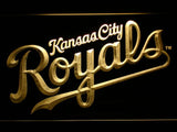 Kansas City Royals (8) LED Neon Sign USB - Yellow - TheLedHeroes
