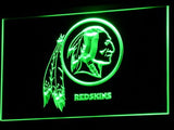 Washington Redskins LED Neon Sign Electrical - Green - TheLedHeroes