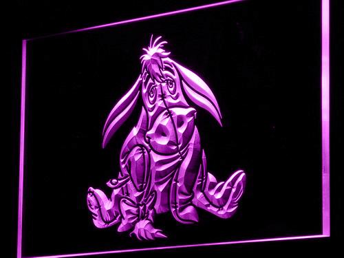 Disney Eeyore Winnie the Pooh LED Neon Sign Electrical - Purple - TheLedHeroes